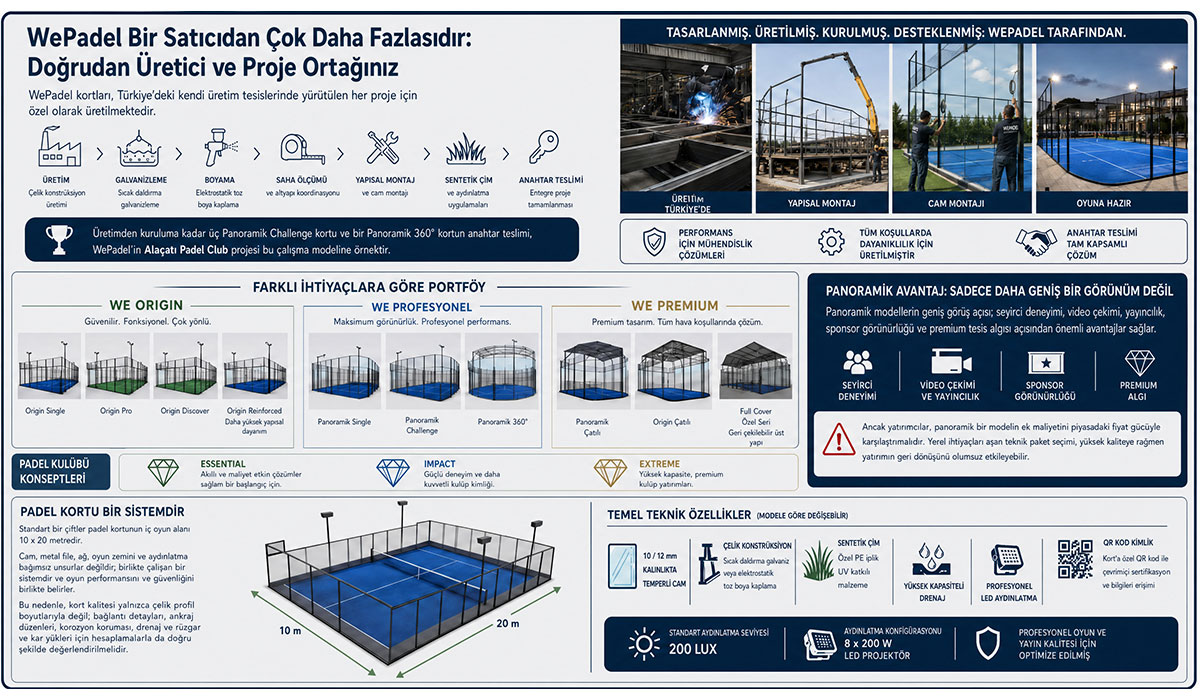 WePadel Padel Kort Üreticisi