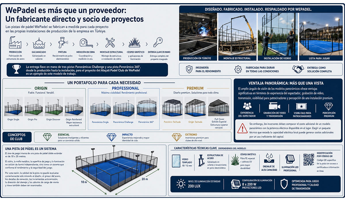 WePadel Fabricante de Pistas de Pádel